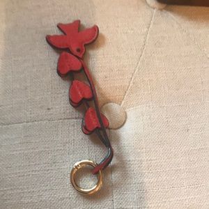 Tory Burch leather key fob hand bag “s charm